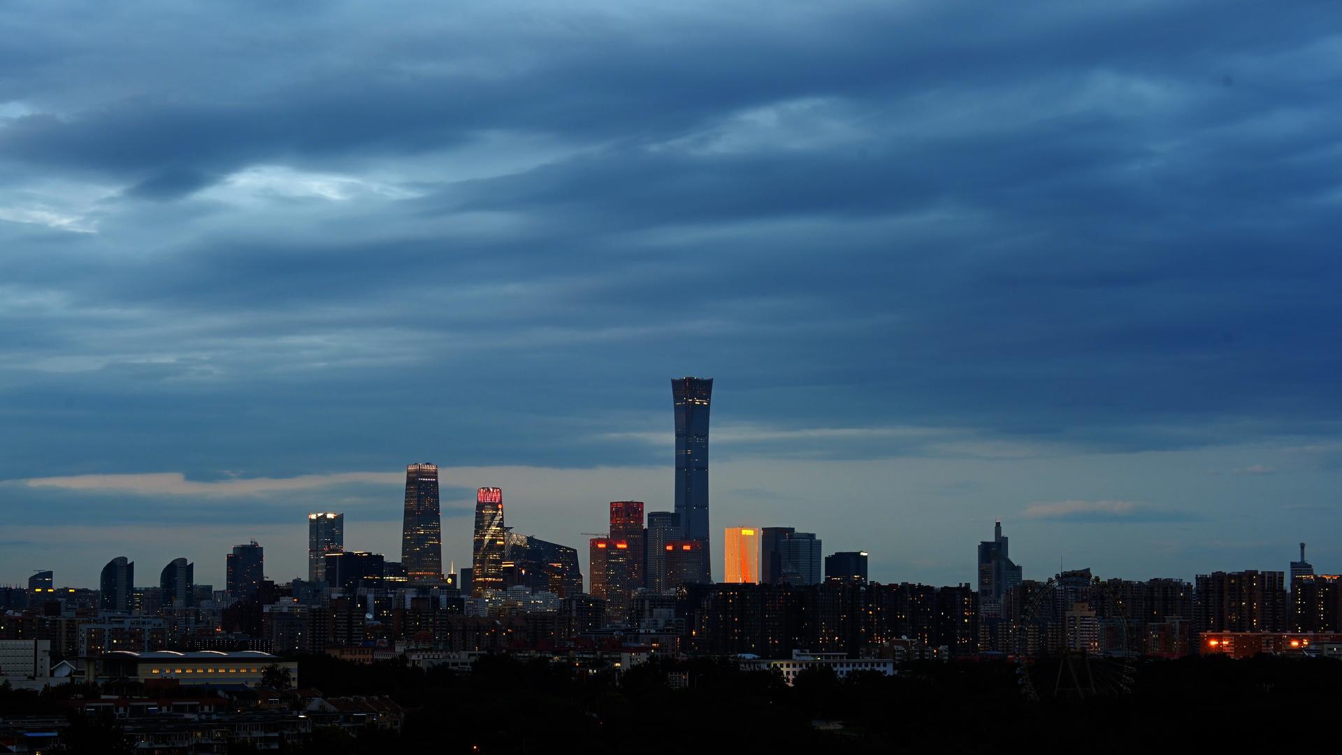 北京CBD城市延时视频的预览图