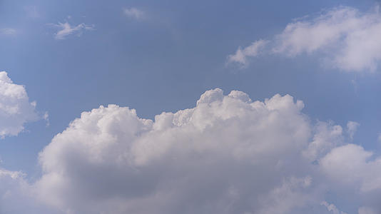 蓝天白云雷暴云高积云视频的预览图