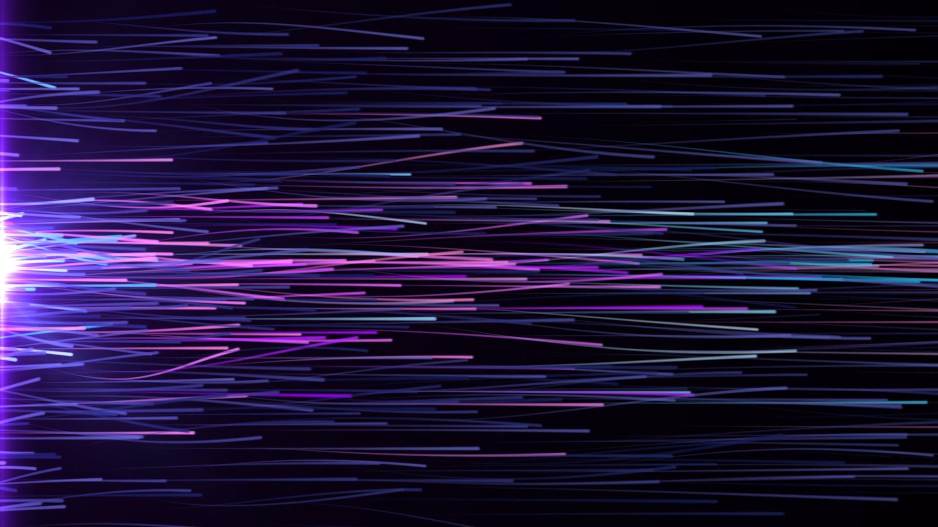动态唯美彩色粒子线条光线视频元素视频的预览图