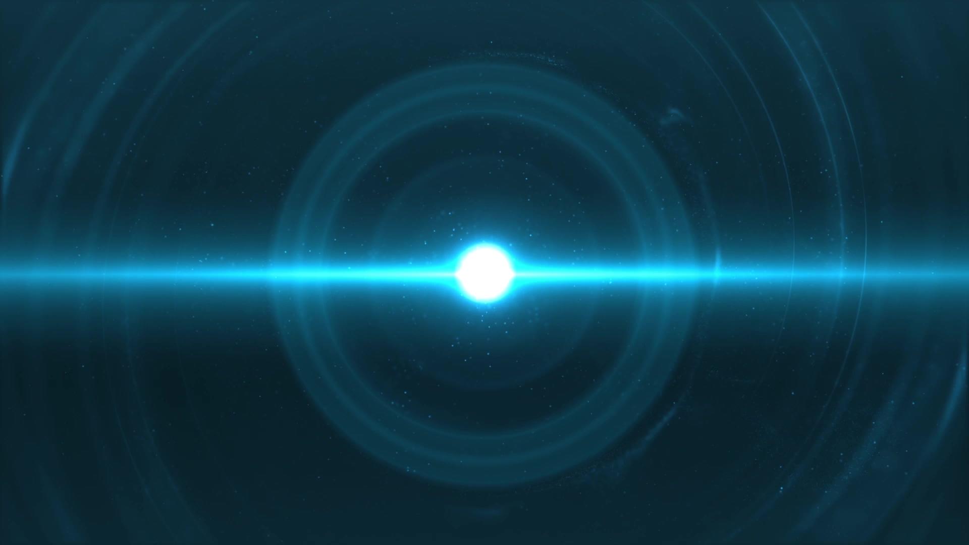 蓝色粒子圆圈年会视频的预览图