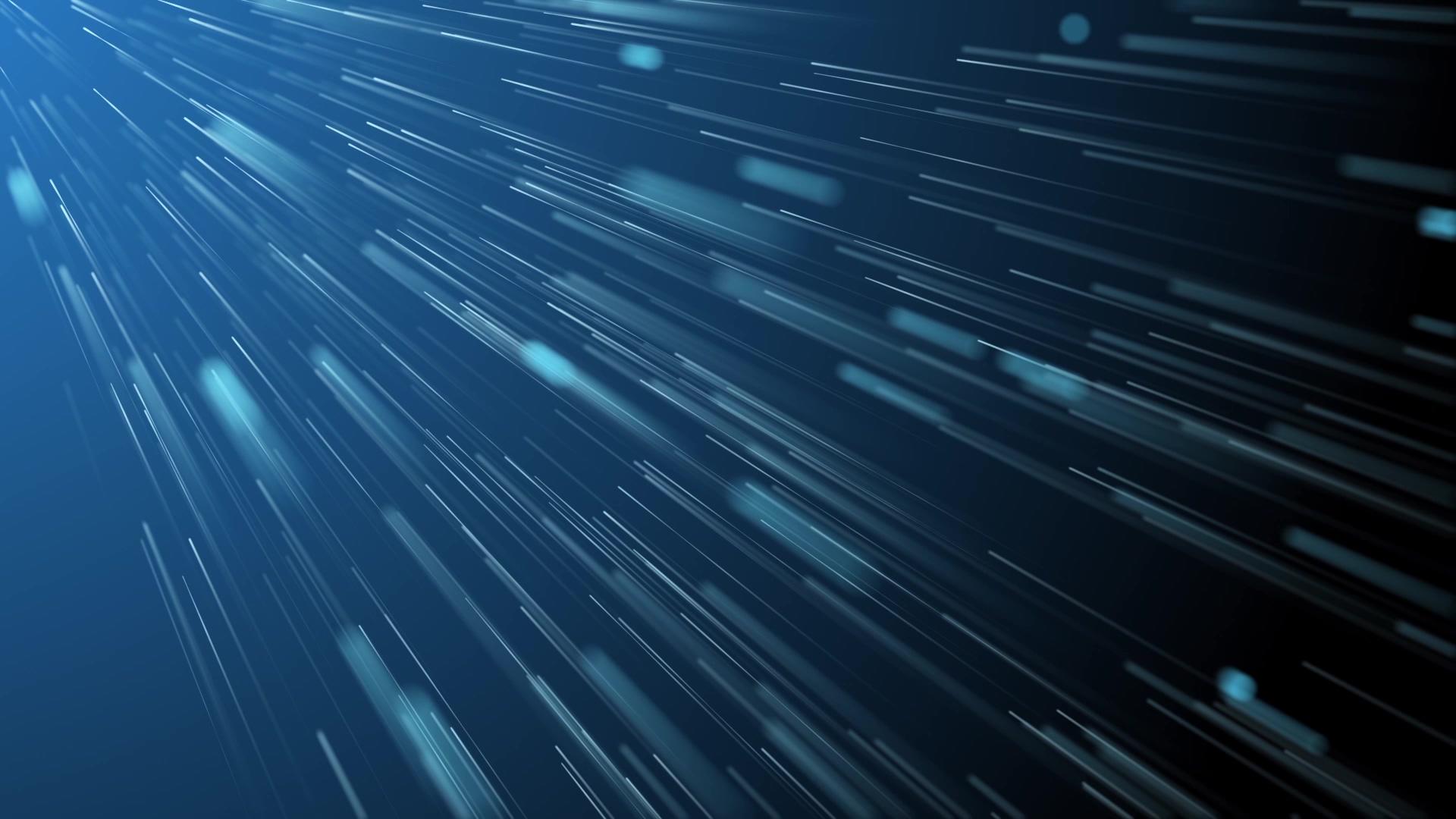 蓝色大气粒子光线视频的预览图