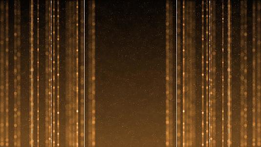 金色粒子光线年会视频的预览图