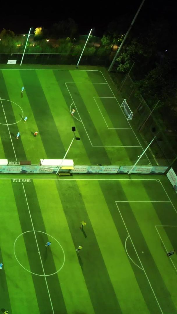 城市夜景灯光足球场体育健身比赛素材视频的预览图