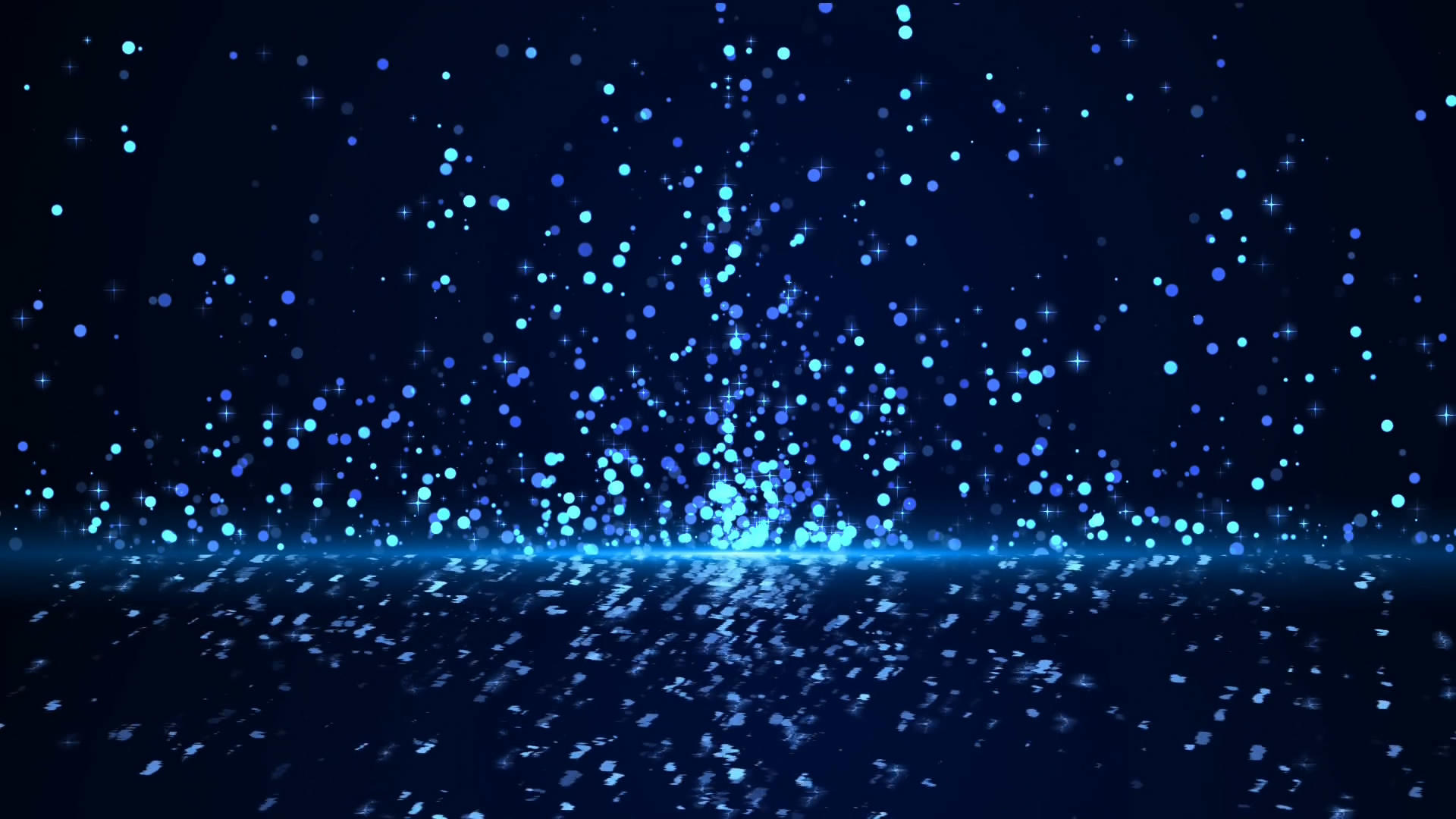 蓝色唯美粒子视频的预览图