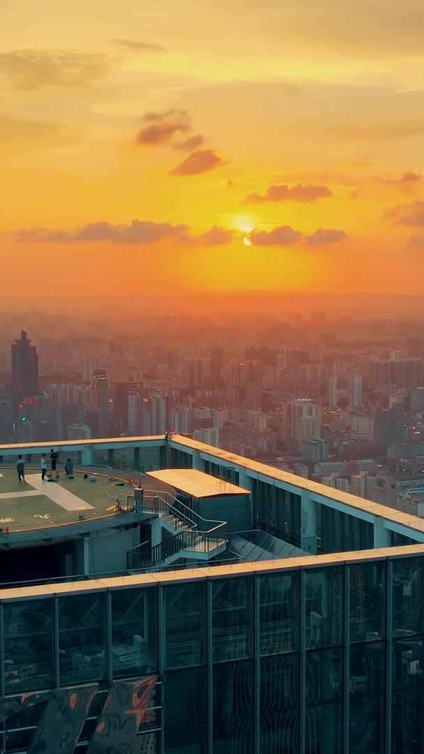 九州国际大厦航拍广西南宁市视频的预览图