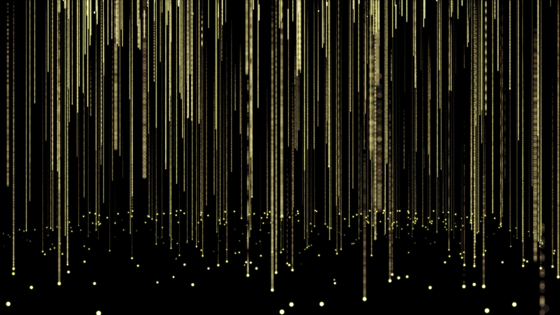 金色粒子下落4k视频的预览图