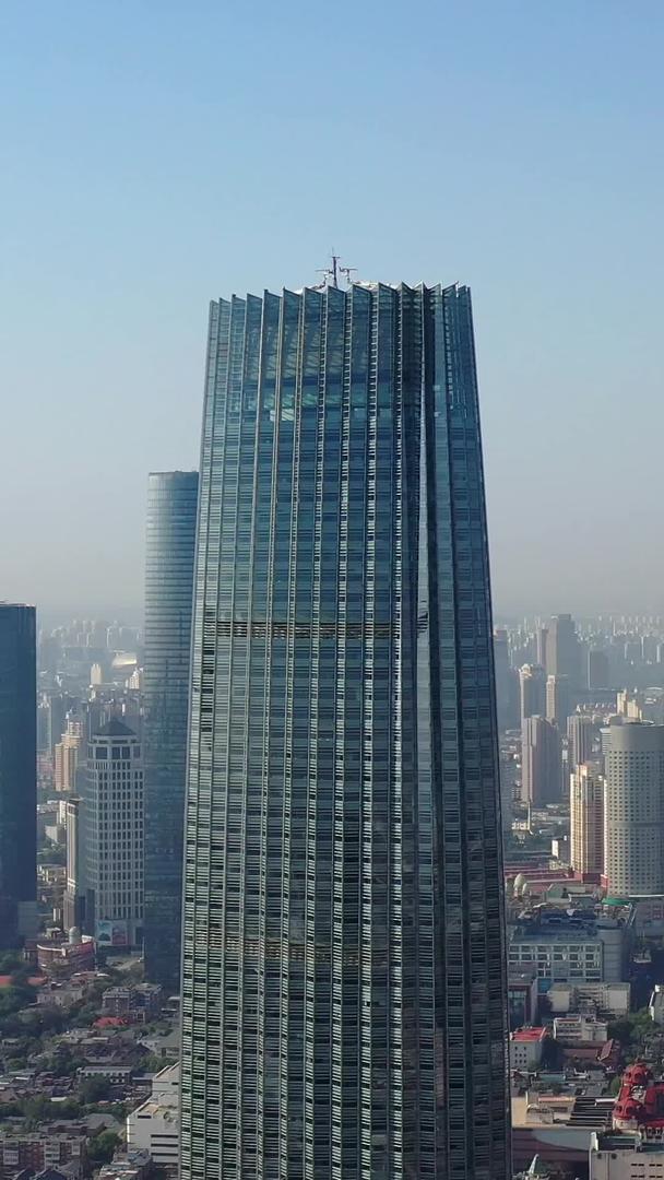 天津市中心高楼群航拍视频视频的预览图