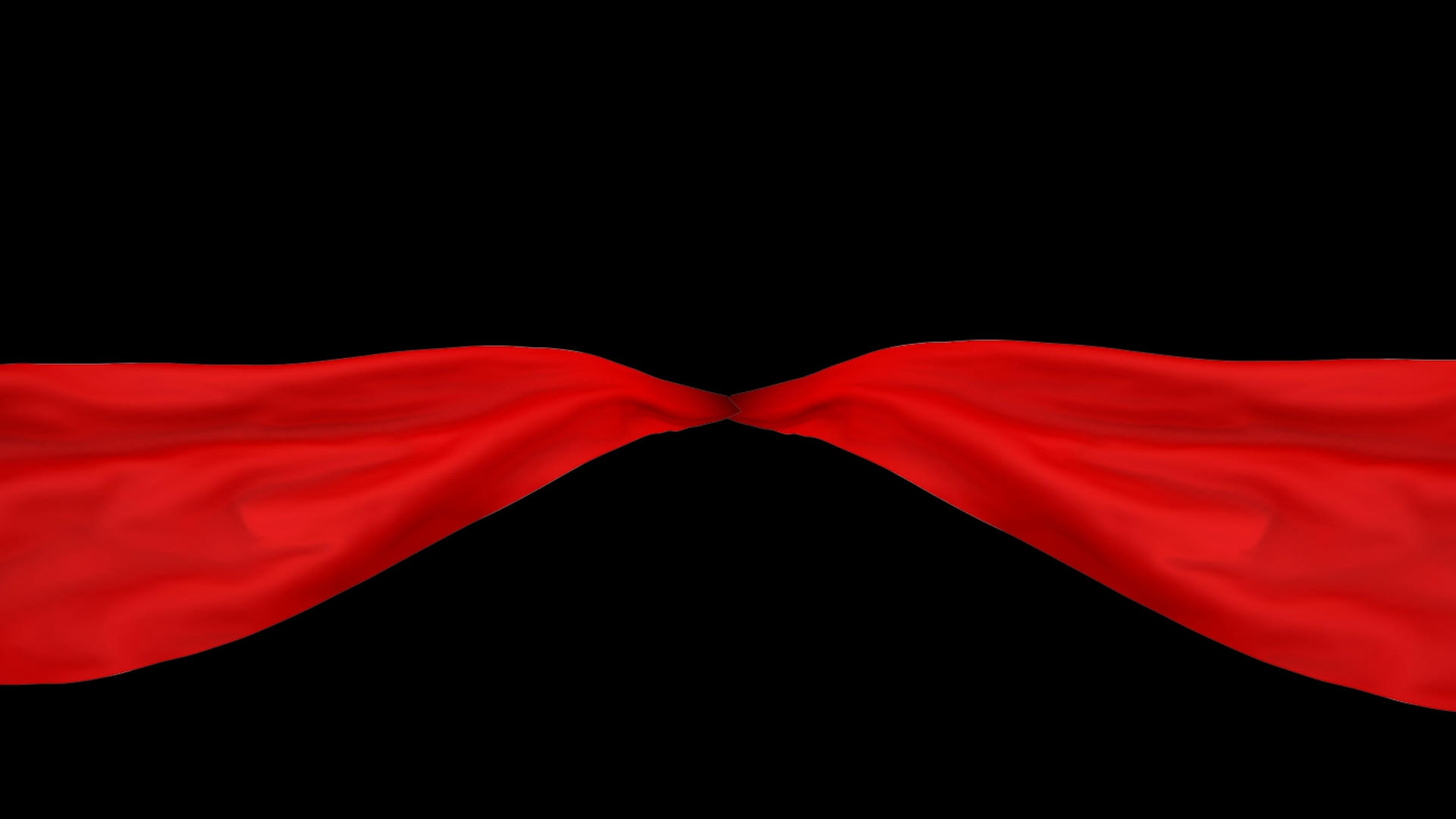 红色绸带背景视频的预览图
