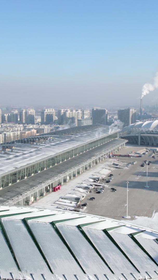 哈尔滨国际会展心中体育场多镜头视频的预览图