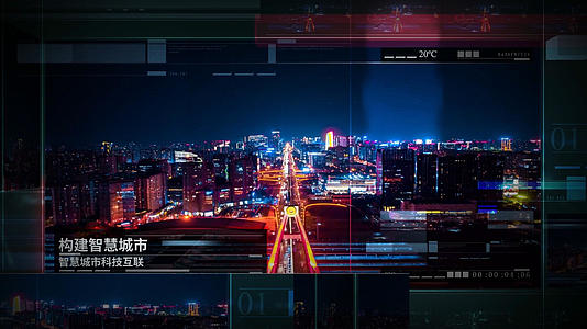 简洁大气三维科技智能宣传展示AE模板视频的预览图