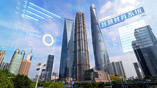 科技感智慧城市AE模板视频的预览图