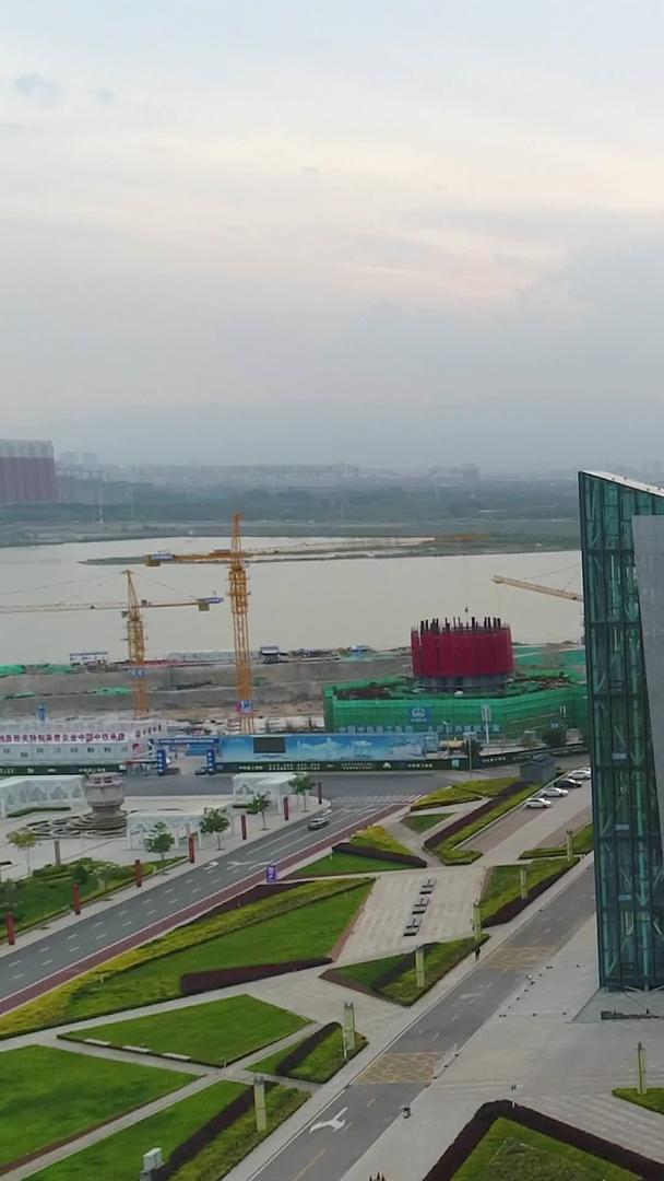 宁夏国际会堂中心航拍中心视频的预览图