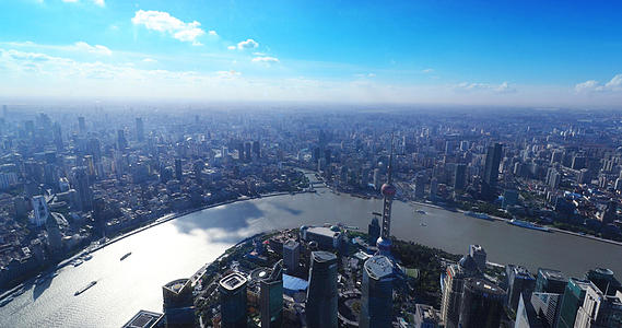 4K俯瞰上海视频的预览图