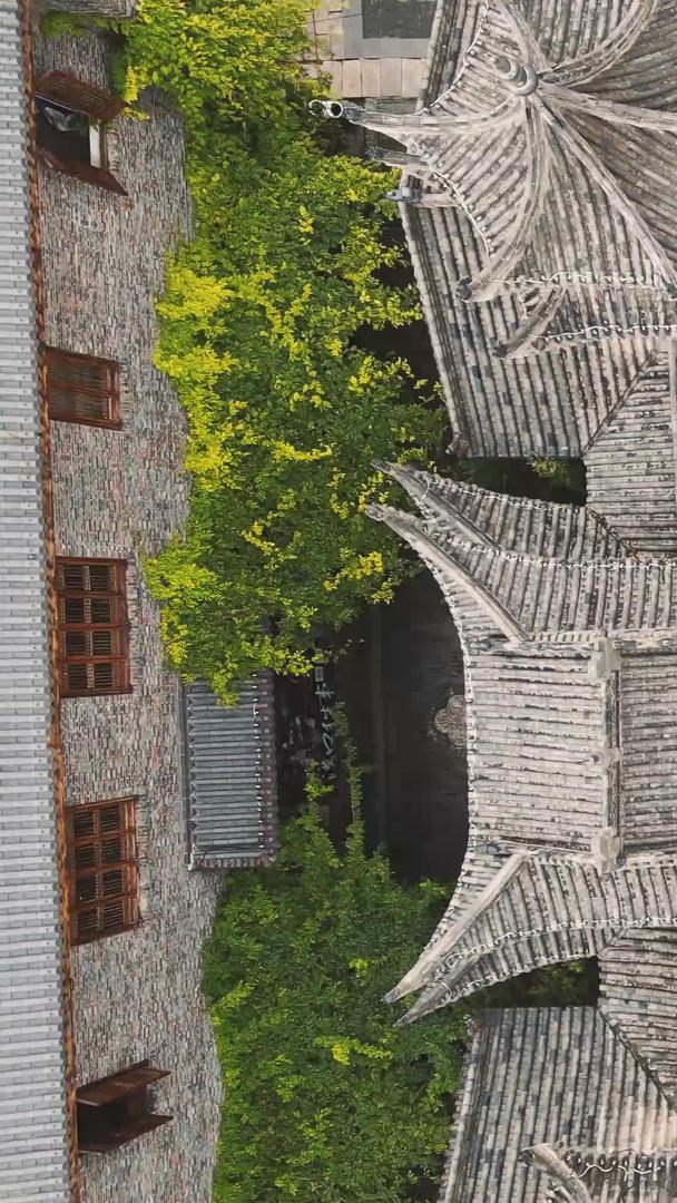 旅游地产小镇古镇古建筑群素材视频的预览图
