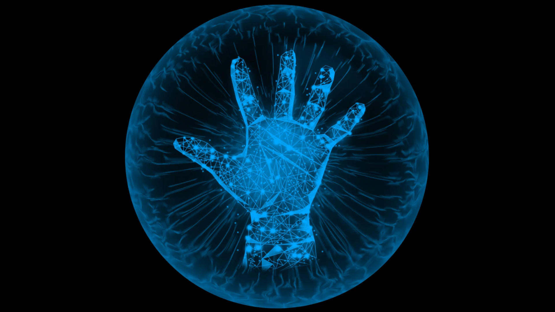 粒子能量手特效动画元素带透明度通道视频的预览图