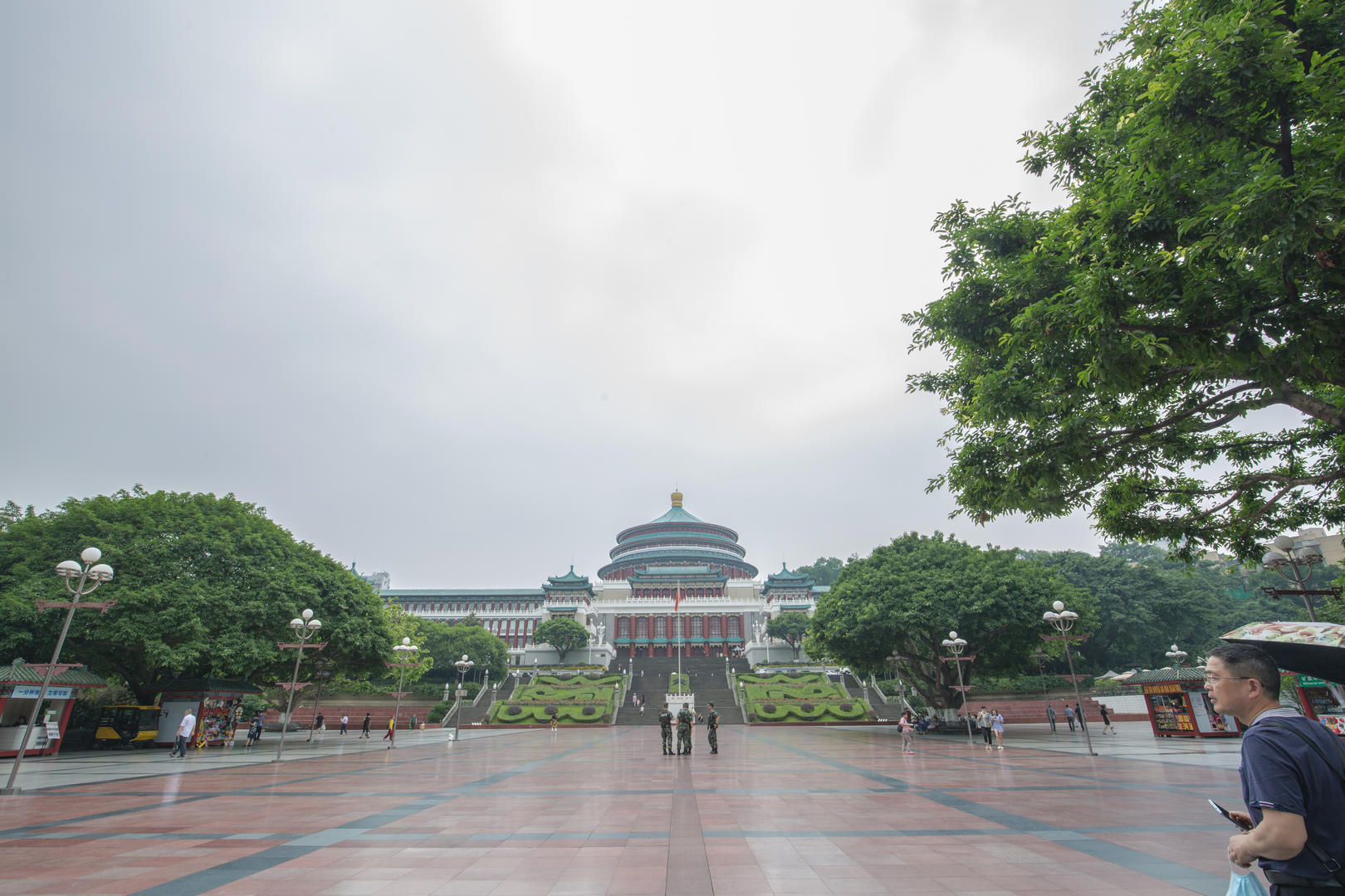 重庆市人民大礼堂4K延迟拍摄视频的预览图