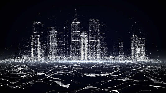 粒子城市视频的预览图
