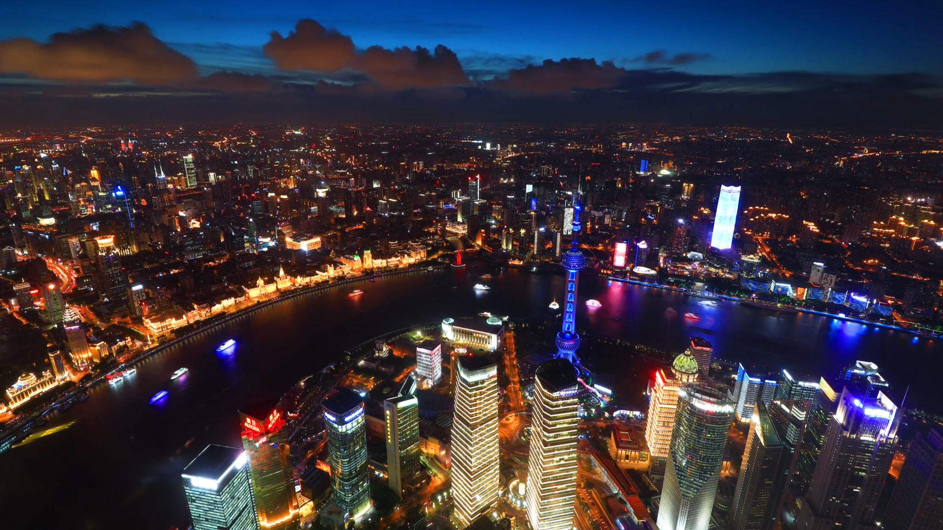 4K上海夜景延时视频的预览图