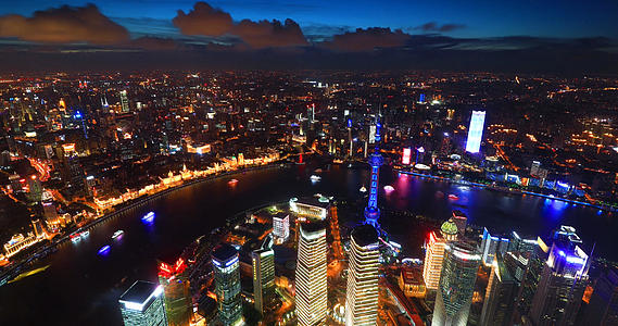 4K上海夜景延时视频的预览图