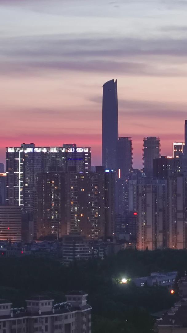 5k素材延时摄影城市夕阳夕阳夕阳天空夜景视频的预览图