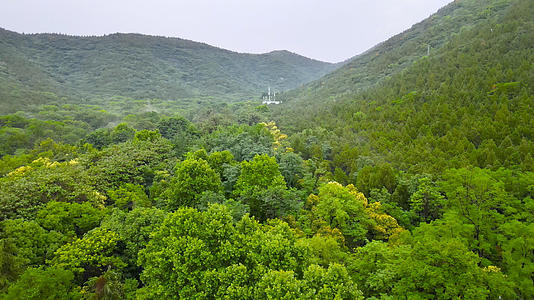 淮北4A风景区相山国家森林公园航拍4K视频的预览图