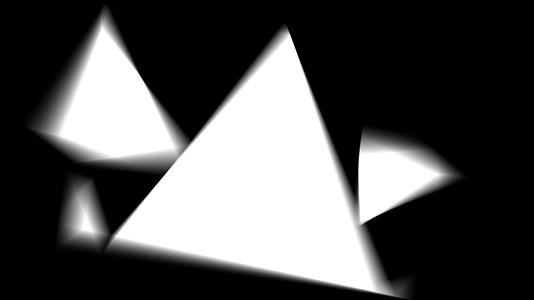 三角形弹性拼接黑白过渡转场视频的预览图