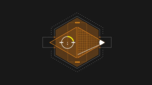 几何线条合成的科学元素视频的预览图