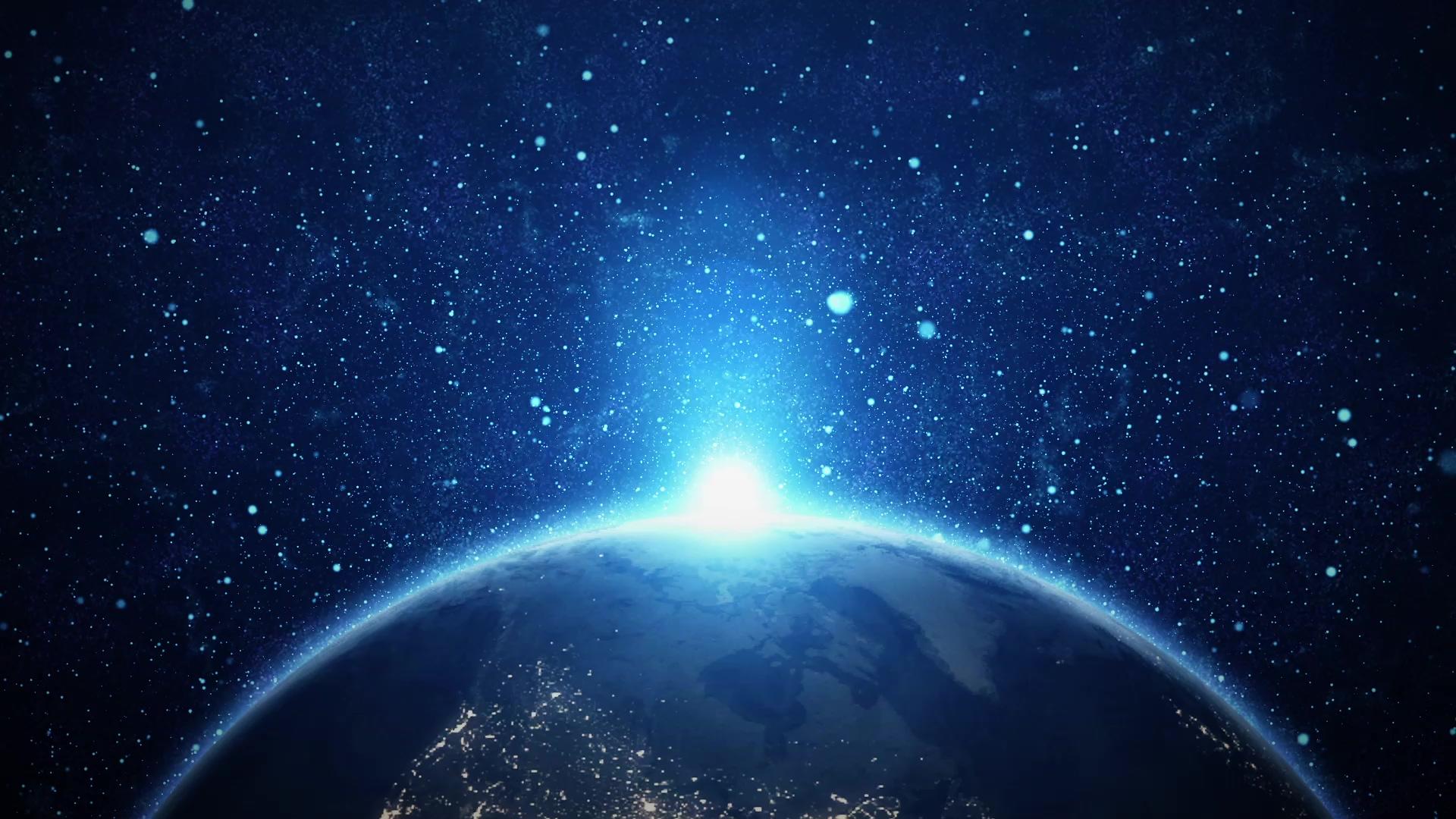 大气地球背景视频的预览图