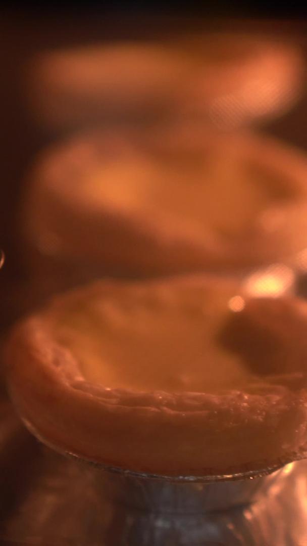 香甜可口的食物蛋挞视频的预览图