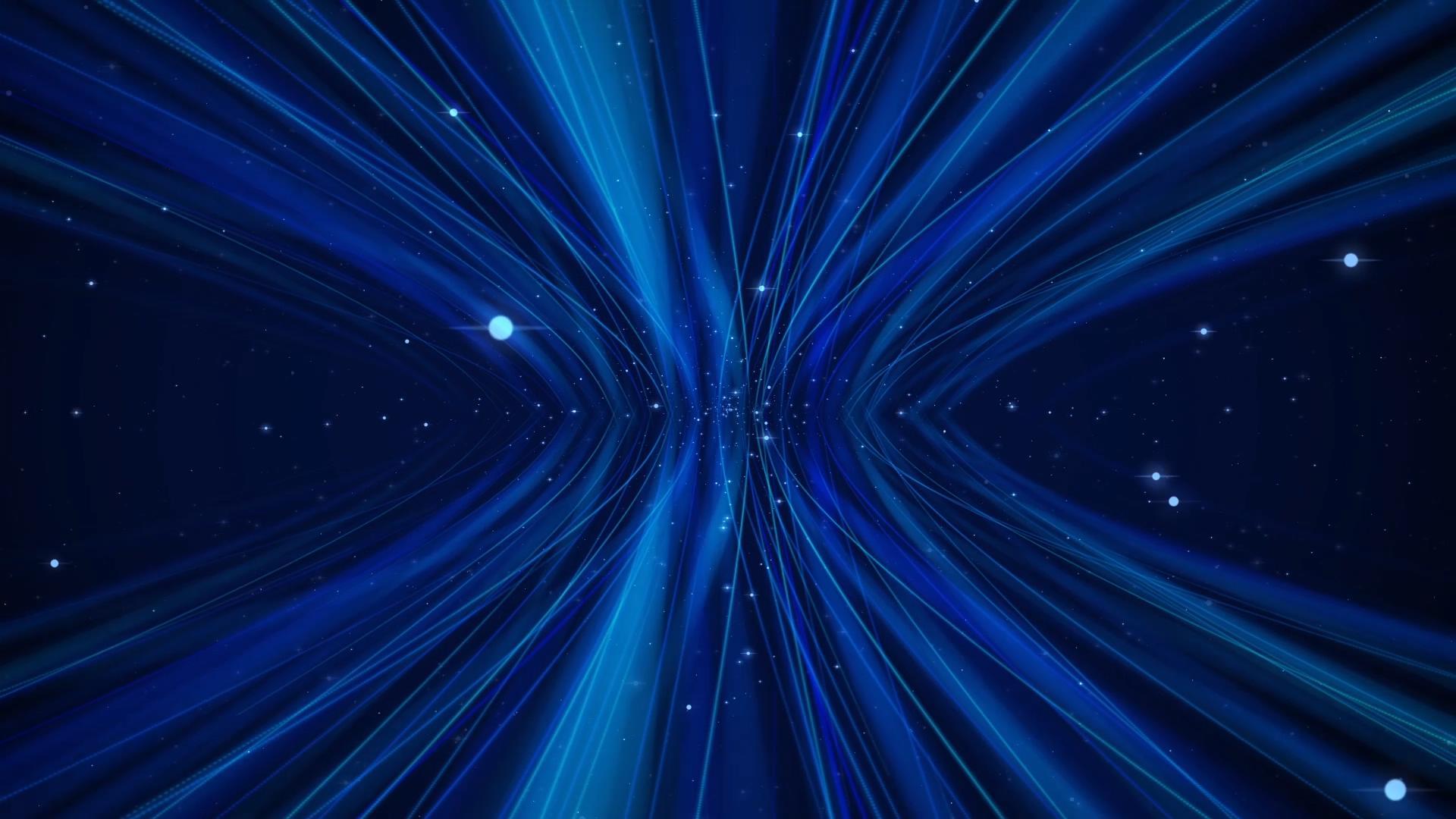 唯美粒子线条背景视频的预览图