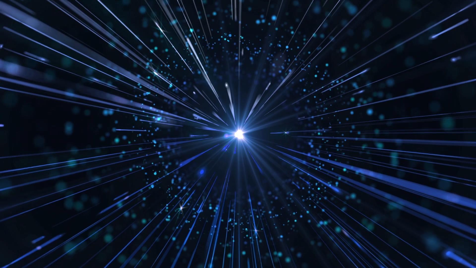 粒子光线旋转空间背景视频的预览图