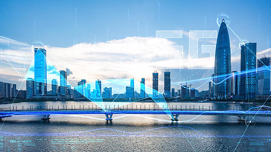 未来科技感城市ae模板视频的预览图