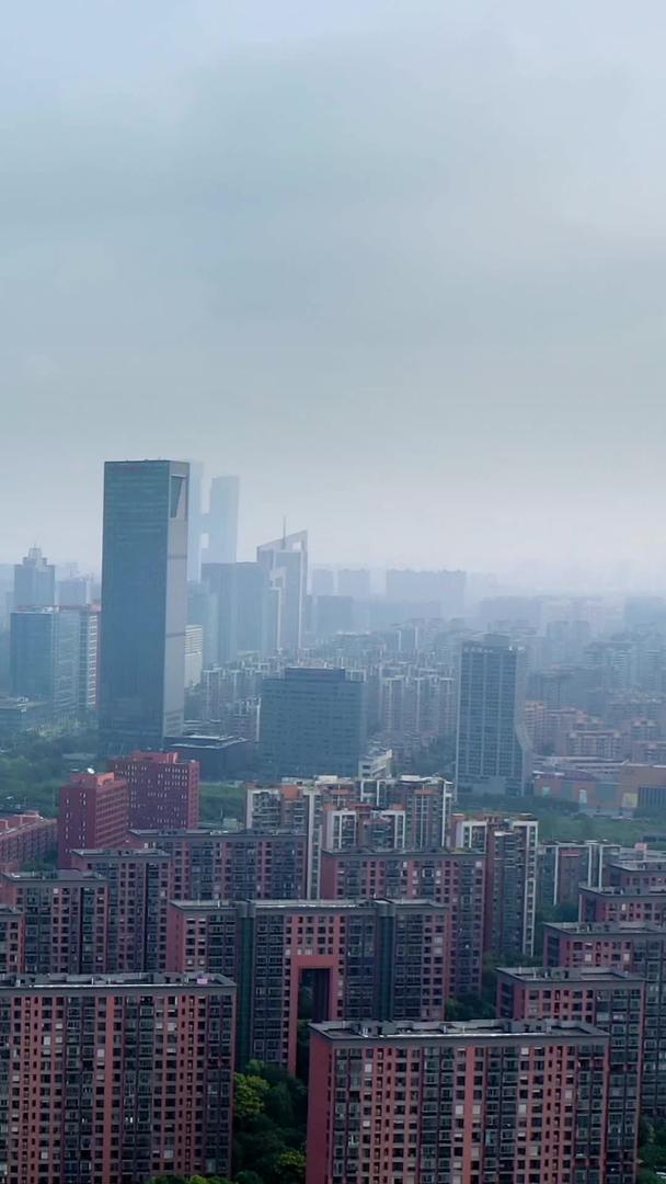南京河西中央商务区航拍视频的预览图