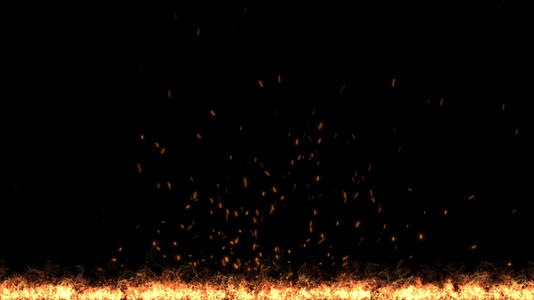 火焰飘散火光火花粒子视频的预览图