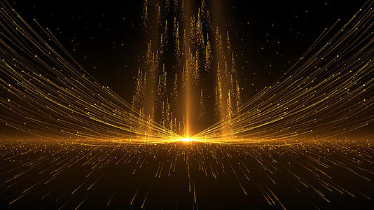 4k大气三维粒子光线背景视频的预览图