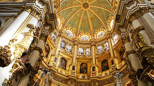 西班牙格拉纳达大教堂视频的预览图