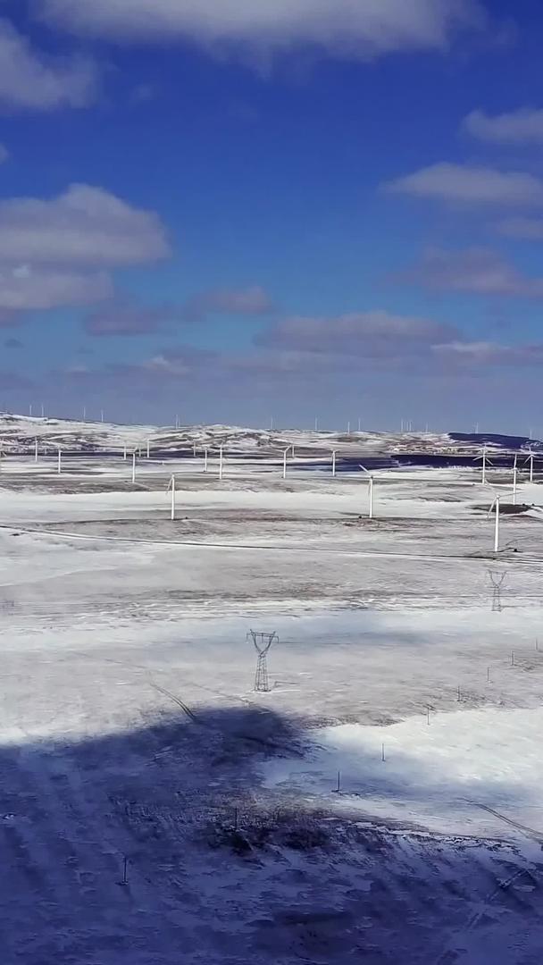 内蒙古雪天公路视频的预览图