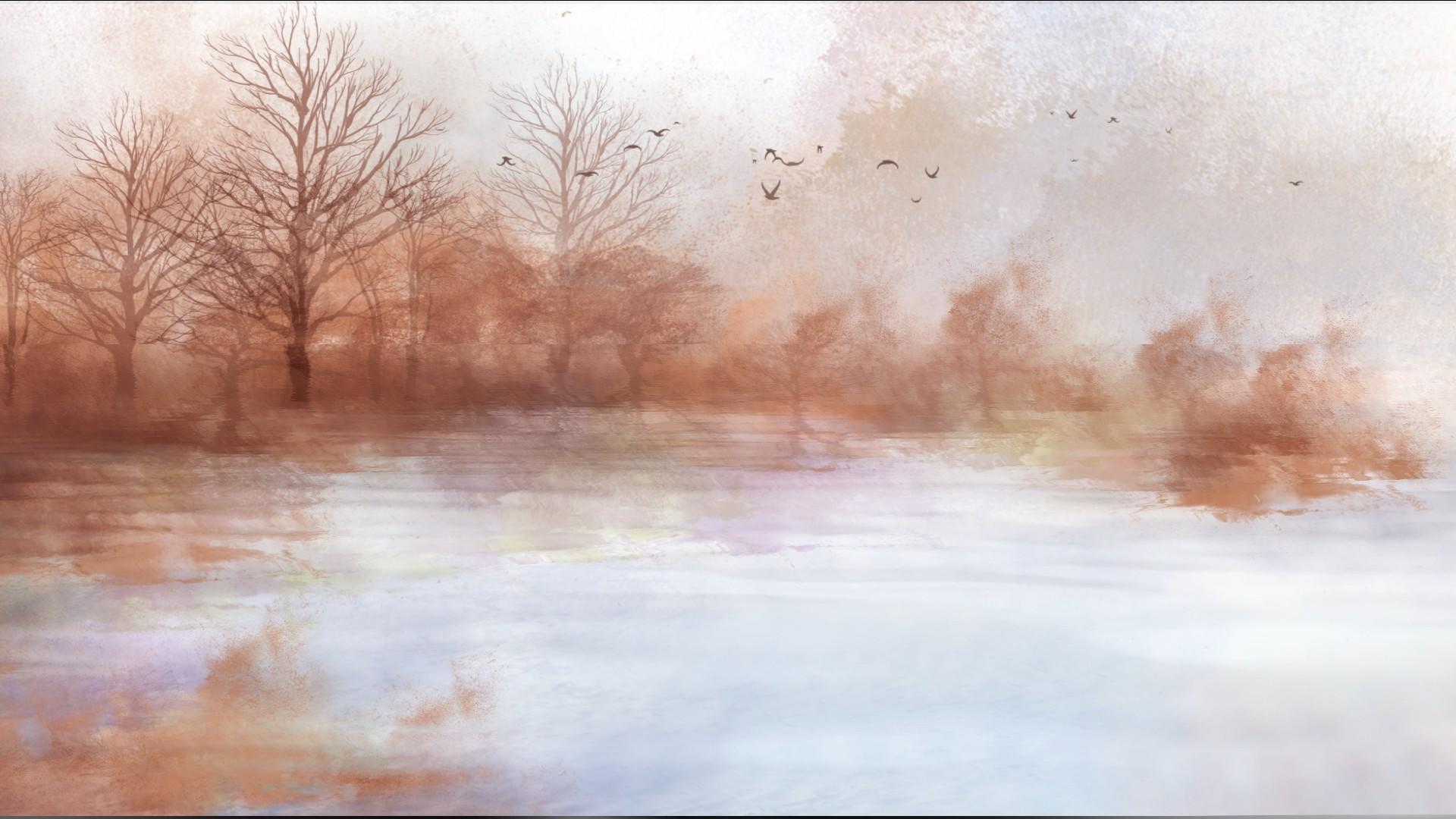 古典中国风水墨风景视频的预览图