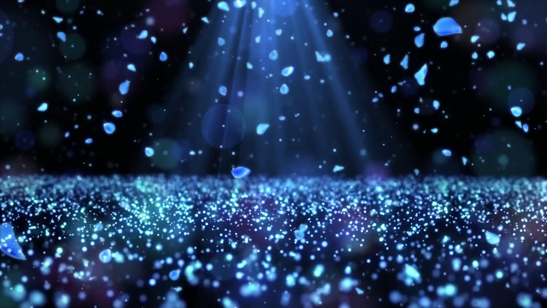 大气动态唯美粒子花瓣光效背景视频元素视频的预览图