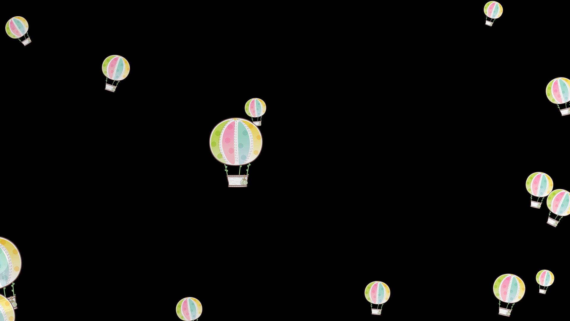 带通道热气球漂浮视频的预览图