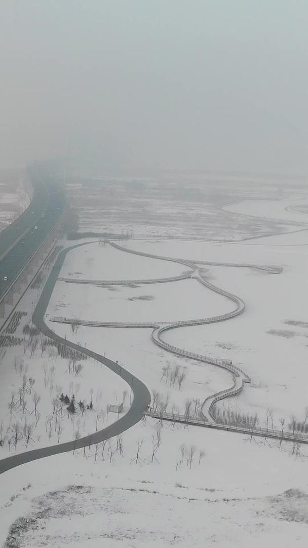 哈尔滨地标黑龙江大桥航拍视频的预览图
