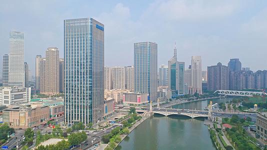 天津海河两岸城市建筑视频的预览图