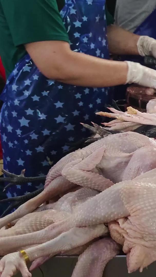 菜市场猪肉鸡肉合集视频的预览图
