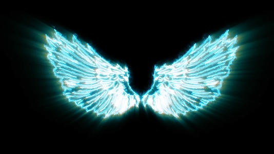 特效魔法翅膀视频素材视频的预览图