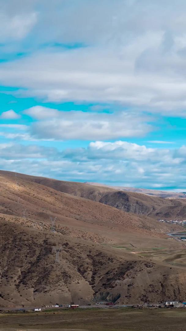 西藏邦达草原延迟高原盆地草原视频的预览图