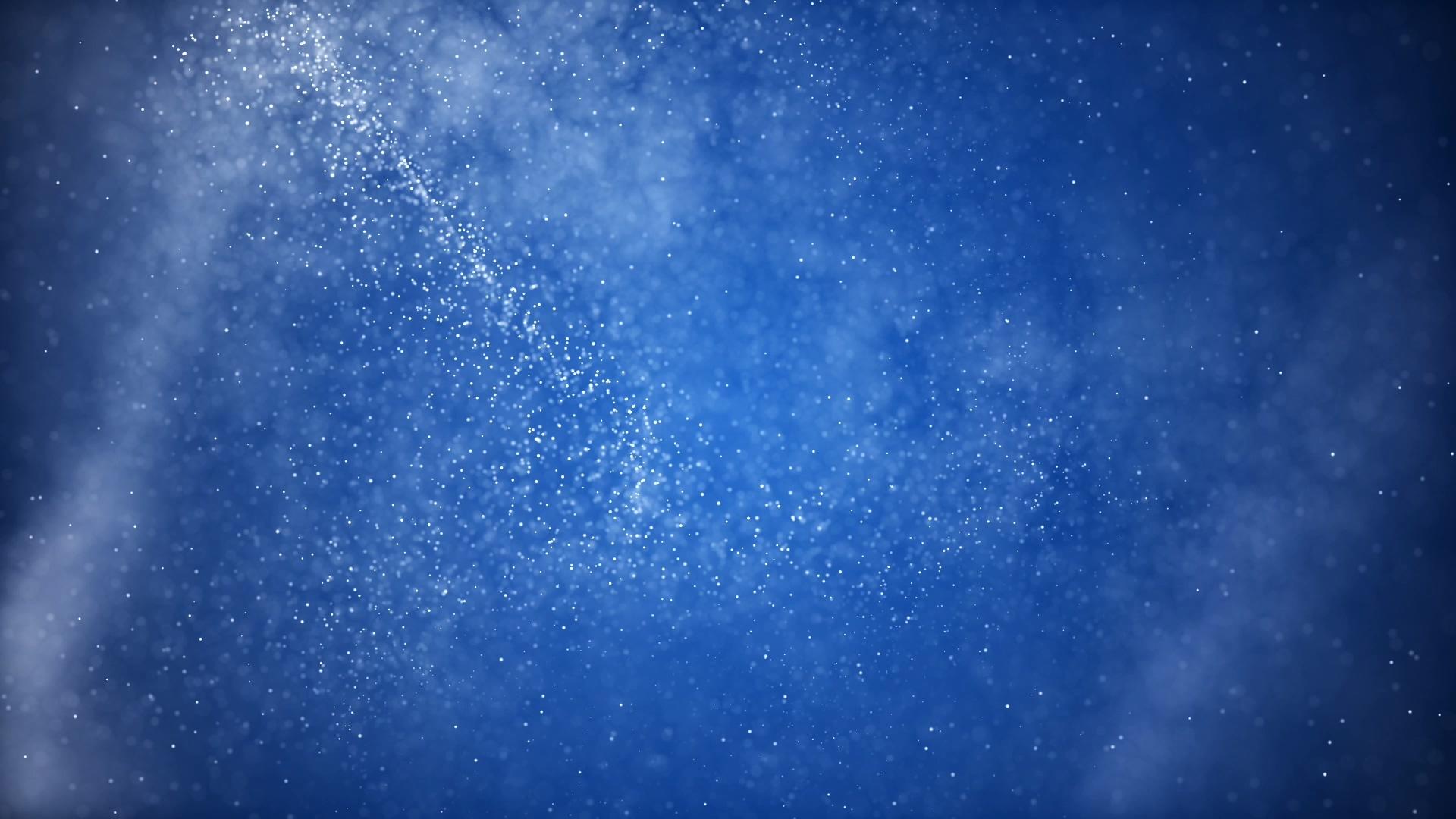蓝色粒子粒子背景视频的预览图