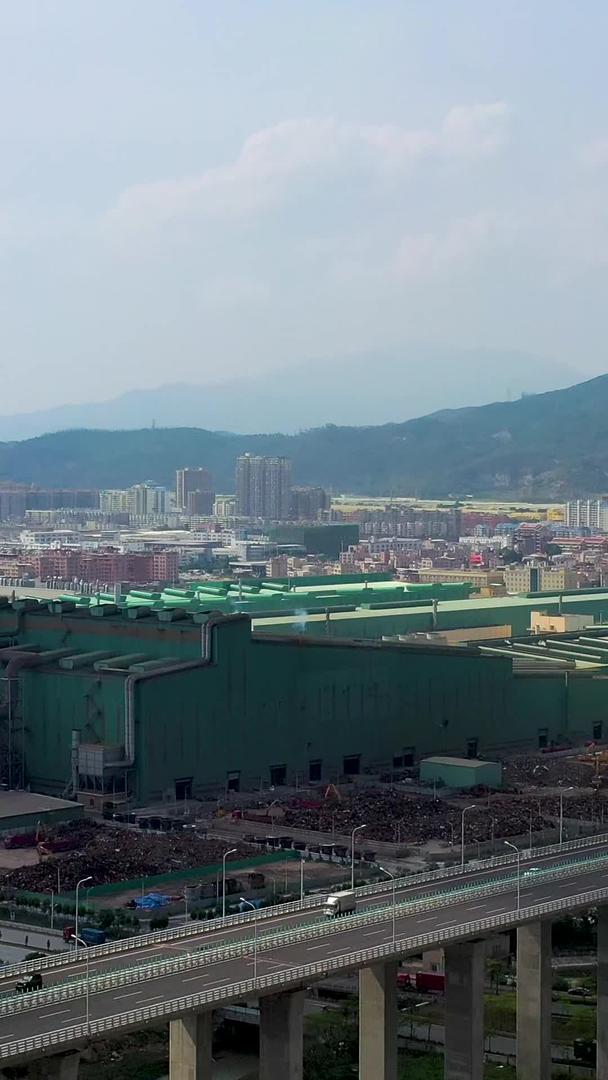 工业区工厂环境集合航拍工业区视频的预览图