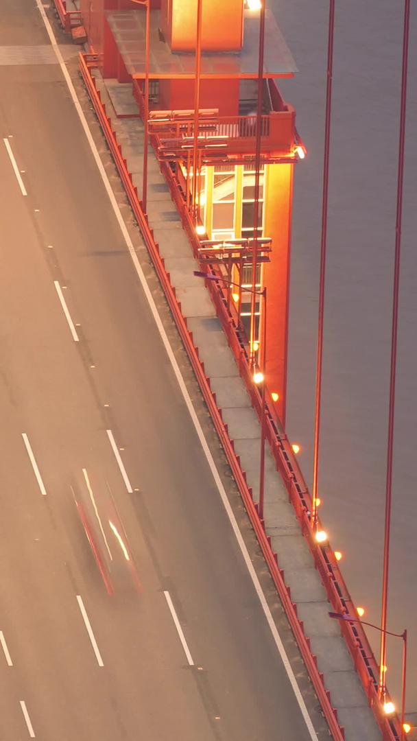 延时摄影航拍城市道路桥梁交通车流街景素材视频的预览图