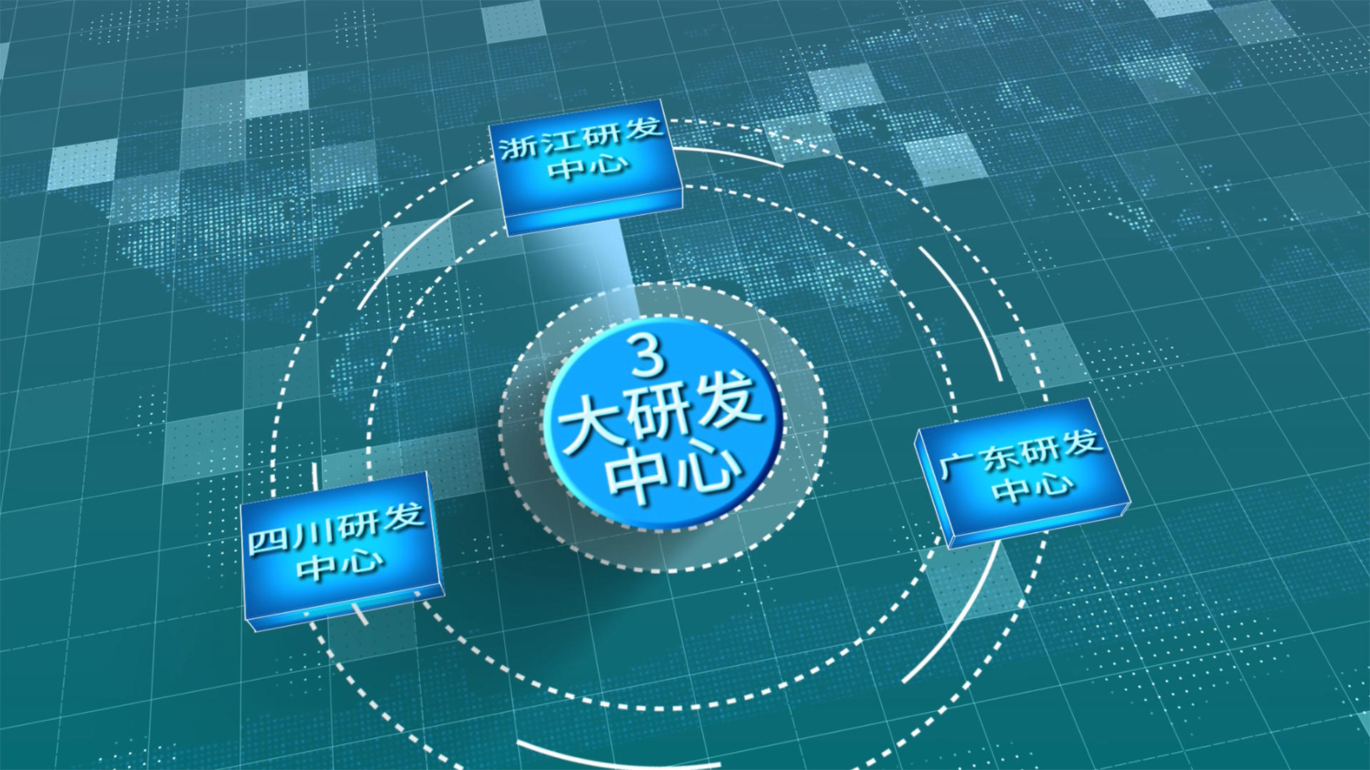 科技企业区块链展示AE模板视频的预览图