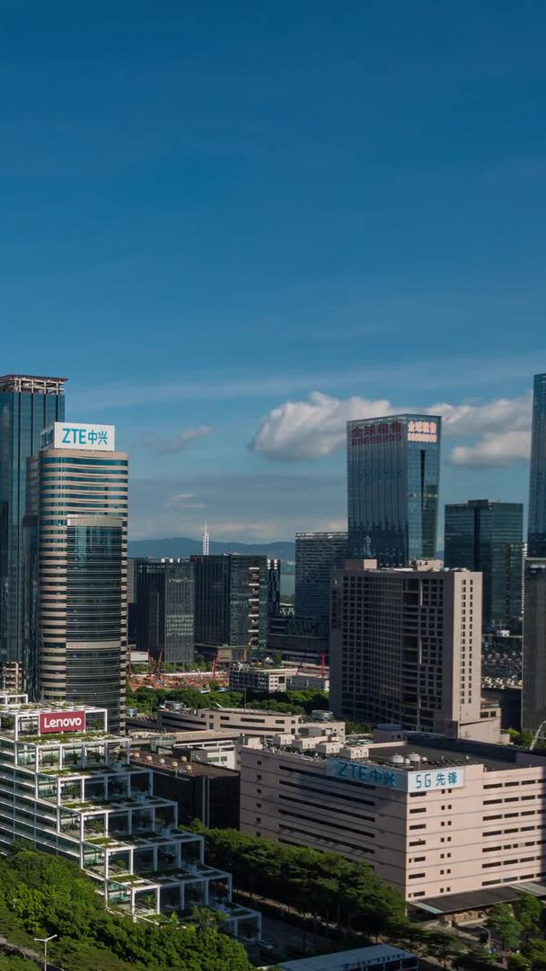 深圳南山科技大厦城市交通风光延时视频的预览图